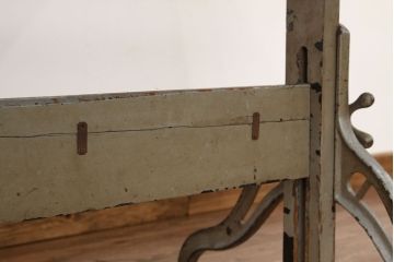 アンティーク家具　アンティーク　インダストリアルデザインワークテーブル(作業台・ダイニングテーブル)