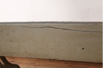 アンティーク家具　アンティーク　インダストリアルデザインワークテーブル(作業台・ダイニングテーブル)