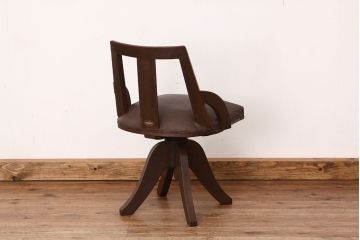 アンティーク家具　アンティーク　素敵なデザイン!回転椅子(ドクターチェア)