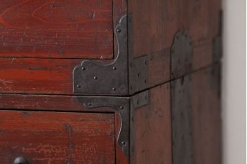 アンティーク家具　☆古民具・骨董　大正〜昭和初期　重ね時代箪笥