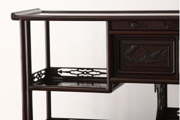 アンティーク家具　1960〜70年代　唐木飾り棚(茶棚)