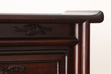 アンティーク家具　1960〜70年代　唐木飾り棚(茶棚)