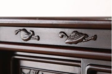 アンティーク家具　1960〜70年代　唐木飾り棚(茶棚)