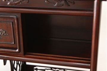 アンティーク家具　1960〜70年代　唐木飾り棚(茶棚)