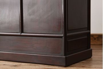 アンティーク家具　1960〜70年代　唐木飾り棚(茶棚)