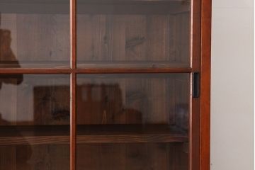 アンティーク　特大!古い雑貨屋の大きな収納棚(飾り棚・ガラスケース)