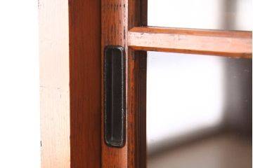 アンティーク　特大!古い雑貨屋の大きな収納棚(飾り棚・ガラスケース)