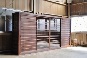 アンティーク家具　12尺　超特大幅3.6m　2間物の収納箪笥