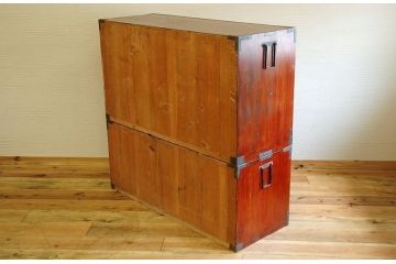 アンティーク家具　とても希少な五丁引き佐渡衣装箪笥