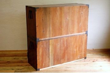 アンティーク家具　鳳凰の金具!上品な佐渡小木箪笥