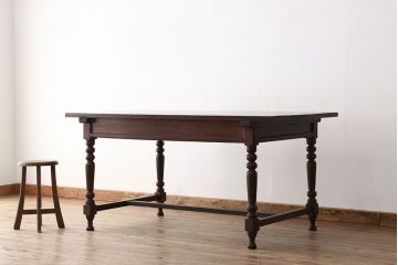 アンティーク家具　大正ロマン　アンティークダイニングテーブル