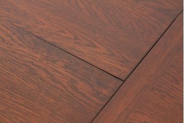アンティーク家具　アンティーク　総ナラ材の特大バタフライテーブル(作業台・ダイニングテーブル)