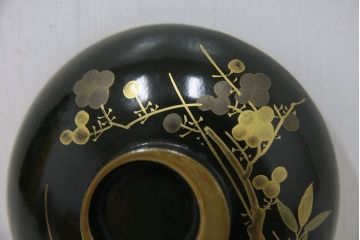アンティーク雑貨　アンティーク　大正〜昭和初期!古い蒔絵の木製お椀16客(漆器)