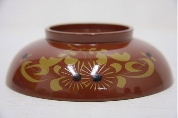 アンティーク雑貨　アンティーク　大正期!大内塗・古い蒔絵の木製お椀10客(漆器)