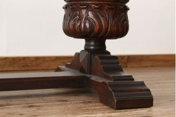 アンティーク家具　イギリスアンティーク　最上級　上質な特大ドローリーフテーブル(エクステンションテーブル)
