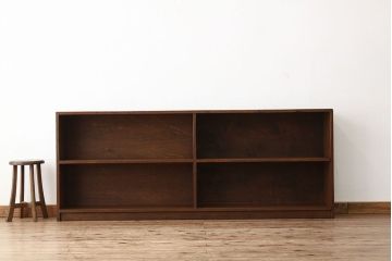 アンティーク家具　アンティーク　古い学校の大きな飾り棚?(陳列棚・本棚)