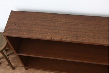 アンティーク家具　アンティーク　古い学校の大きな飾り棚?(陳列棚・本棚)