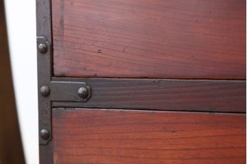 アンティーク家具　古民具・骨董 古い欅材の時代箪笥ローボード?(ローチェスト・刀箪笥)