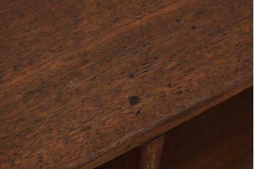 アンティーク家具　アンティーク 古い学校の脚付き飾り棚(2)(陳列棚・本棚)