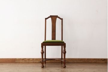 アンティーク家具　イギリスアンティーク　マホガニー　上品なチェア1脚