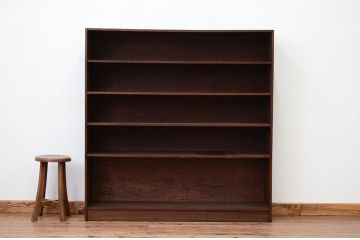 アンティーク家具　古い木のシンプルな飾り棚(下駄箱)
