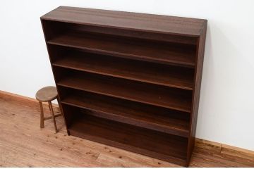 アンティーク家具　古い木のシンプルな飾り棚(下駄箱)