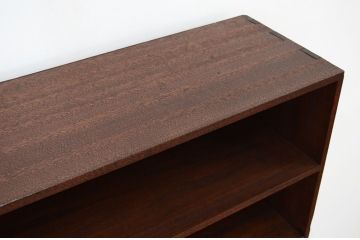 アンティーク家具　古い木のシンプルな飾り棚(下駄箱)