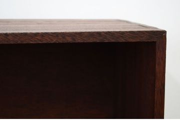 アンティーク家具　古い木のシンプルな飾り棚(下駄箱)