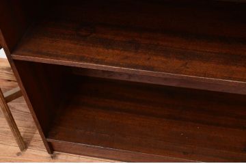 アンティーク家具　古い木のシンプルな飾り棚(下駄箱)