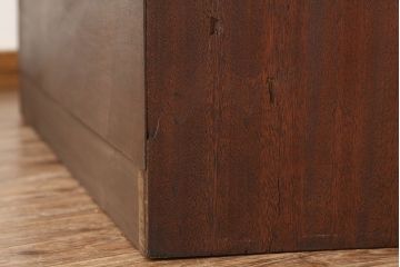 アンティーク家具　古い木のシンプルな飾り棚(下駄箱)