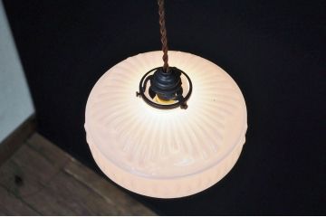 大正〜昭和初期　可愛い吊り下げ照明(電笠)2
