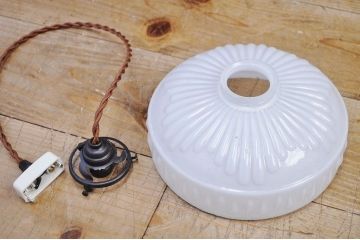 大正〜昭和初期　可愛い吊り下げ照明(電笠)2