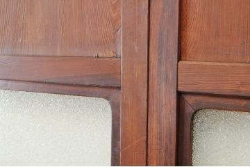 極上美品!古いダイヤガラス帯戸4枚セット