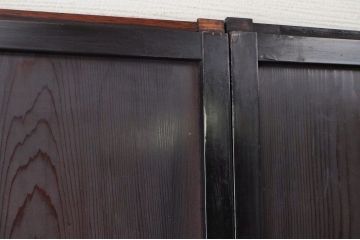 ★味わい深い美しいガラス帯戸2枚セット1