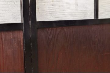 ★味わい深い美しいガラス帯戸2枚セット1