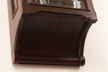 アンティーク雑貨　〇古民具・骨董　明治期!精工舎筋硝子掛時計(スリゲル)