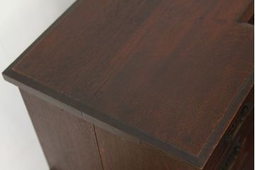 アンティーク家具　アンティーク　高級品!古いナラ材の上質な両袖机