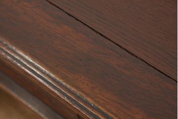 アンティーク家具　アンティーク　高級品!古いナラ材の上質な両袖机