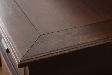 アンティーク家具　アンティーク　高級品!古いナラ材の上質な両袖机