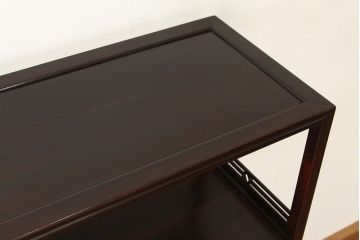 アンティーク家具　アンティーク　素敵な雰囲気!上品な唐木飾り棚(茶棚)