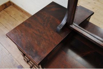 中古　北海道民芸家具鏡台