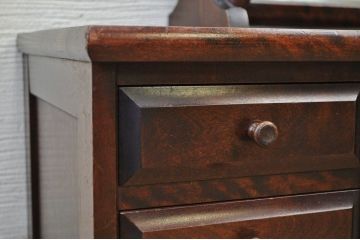 中古　北海道民芸家具鏡台