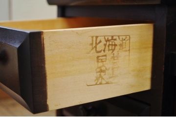 中古　北海道民芸家具鏡台