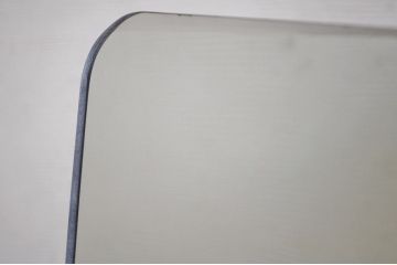 アンティーク雑貨　USAビンテージ　面取り台形ミラー(鏡)