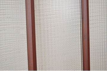 古いモールガラス引き戸2枚セット