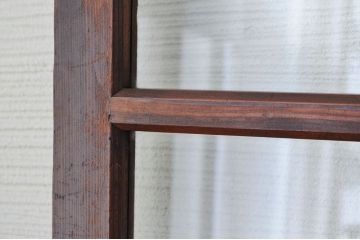 古いお屋敷の上質なガラス引き戸2枚