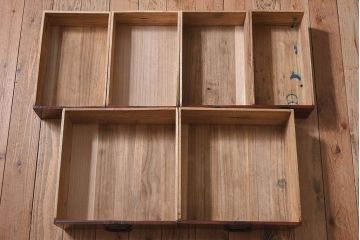 アンティーク家具　前面欅材　和製アンティーク　極上品!味のある上手帳場箪笥