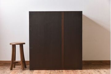 アンティーク家具　前面欅材　和製アンティーク　極上品!味のある上手帳場箪笥