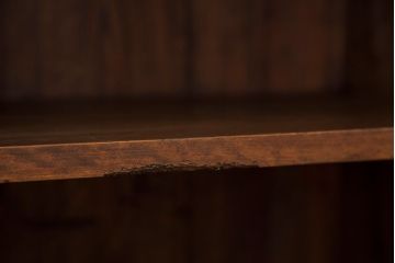 アンティーク家具　アンティーク　古い木のシンプルな下駄箱(収納棚)