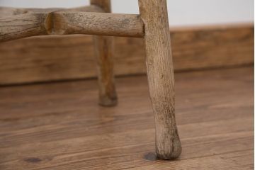 アンティーク家具　アンティーク　古い木のスツール(丸椅子)